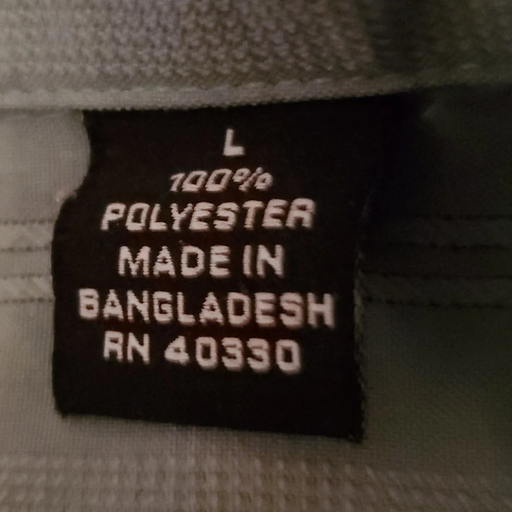 Haggar Luxury Microfiber Men's Green Plaid Button Down Short Sleeve Shirt- Large - Picture 7 of 7